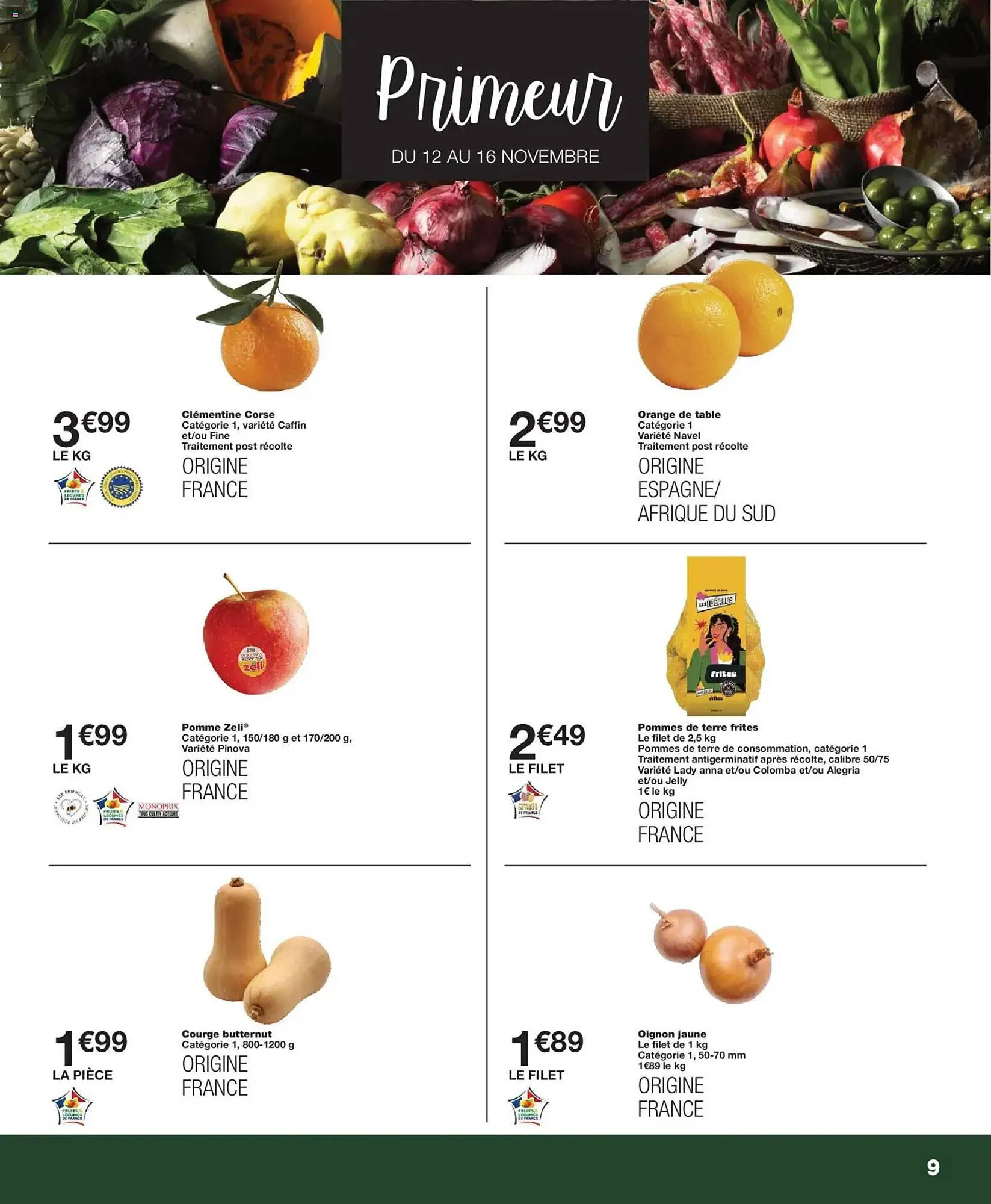 Catalogue Monoprix du 4 novembre au 16 novembre 2025 - Catalogue page 9