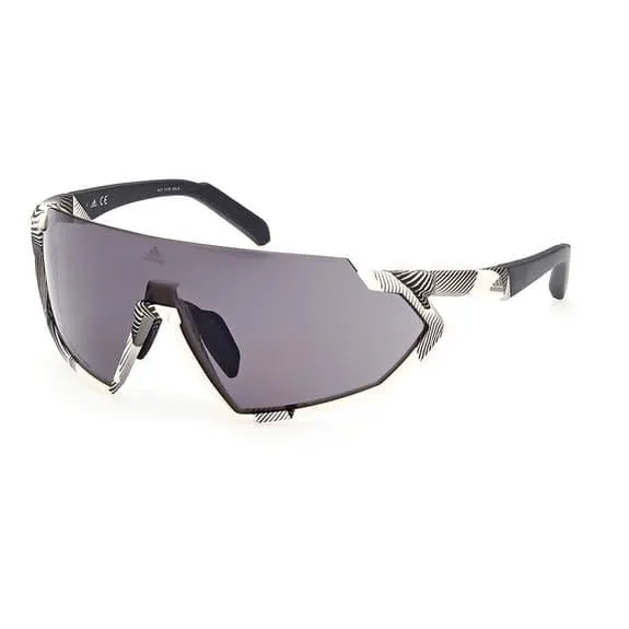 Lunettes adidas Sport SP0041 Black Beige avec verre Contrast Smoke