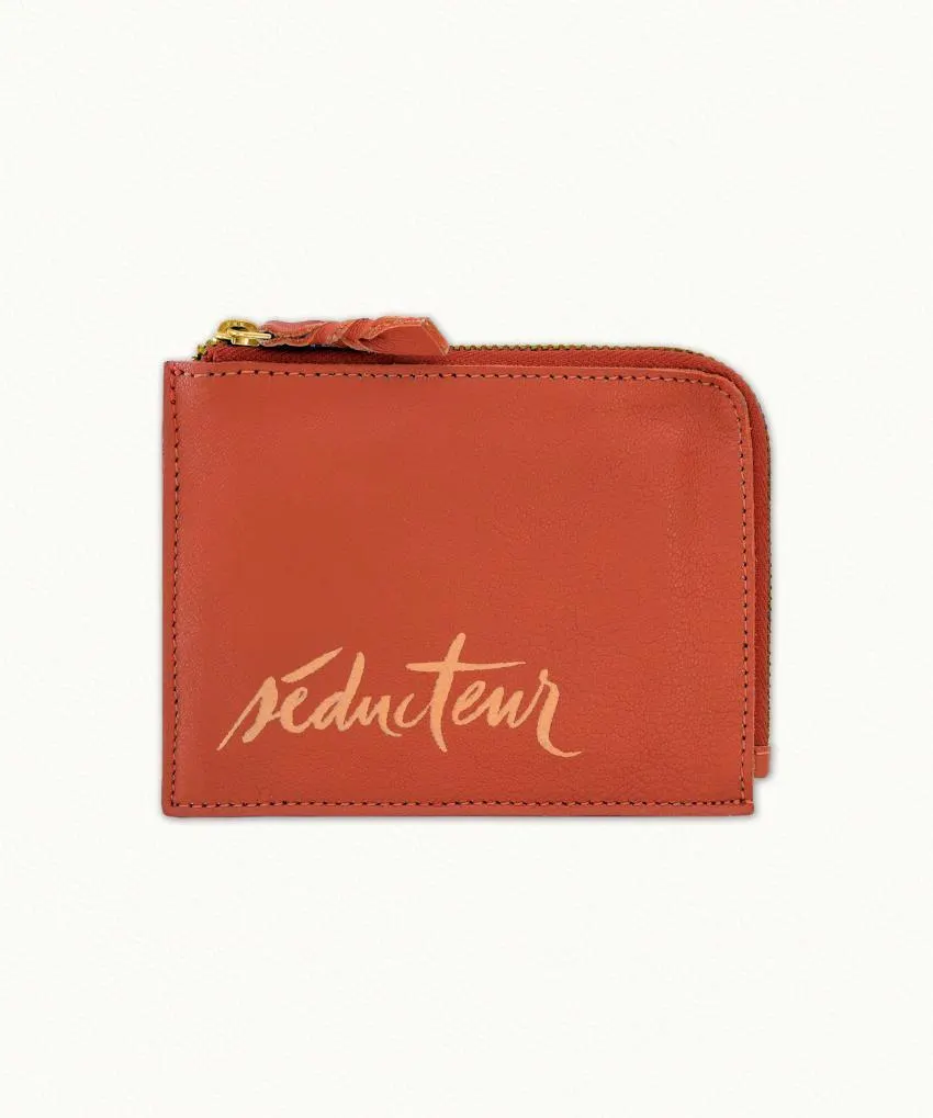 Porte-monnaie en cuir grainé Séducteur