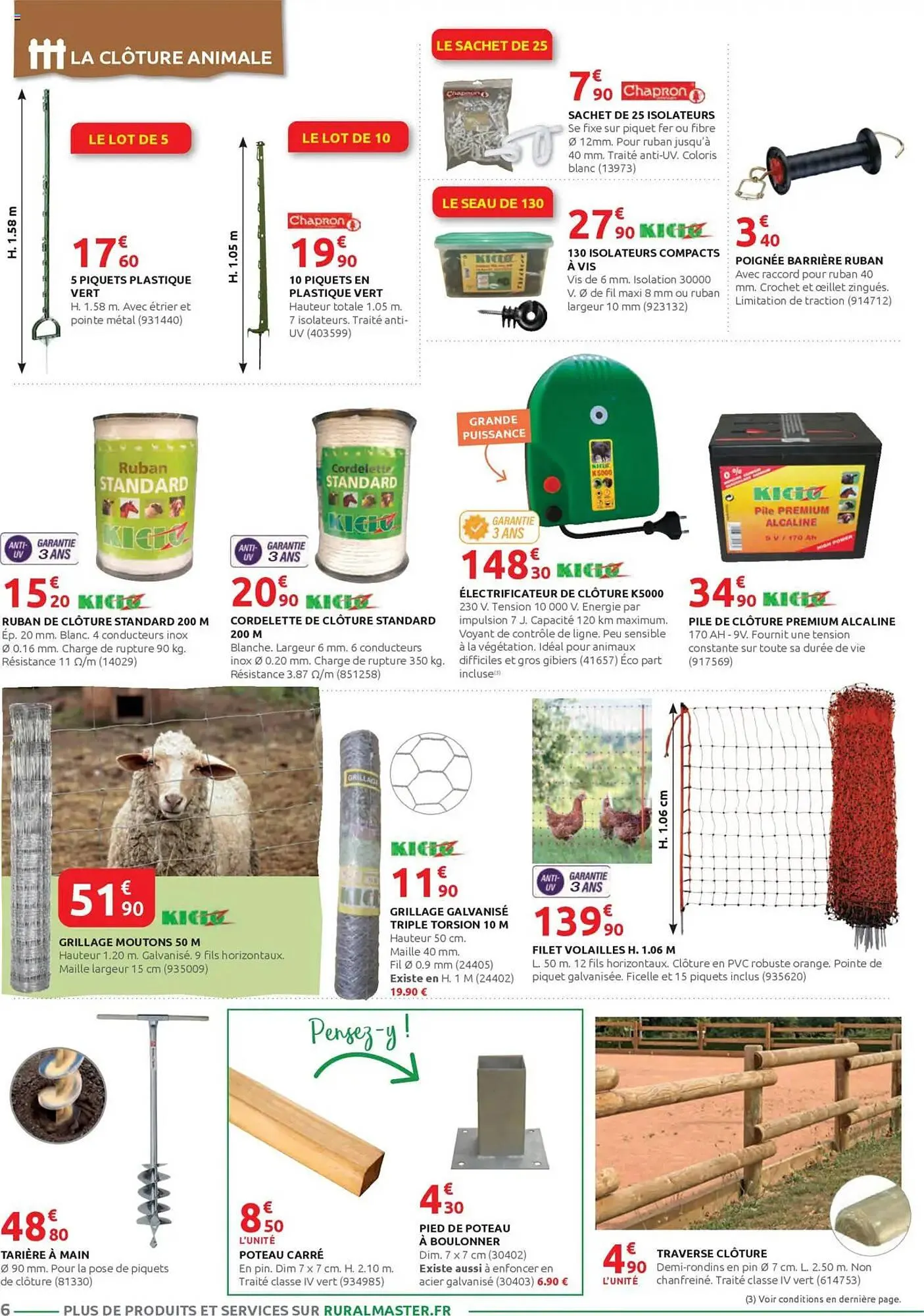 Catalogue Rural Master du 7 juillet au 26 juillet 2025 - Catalogue page 6