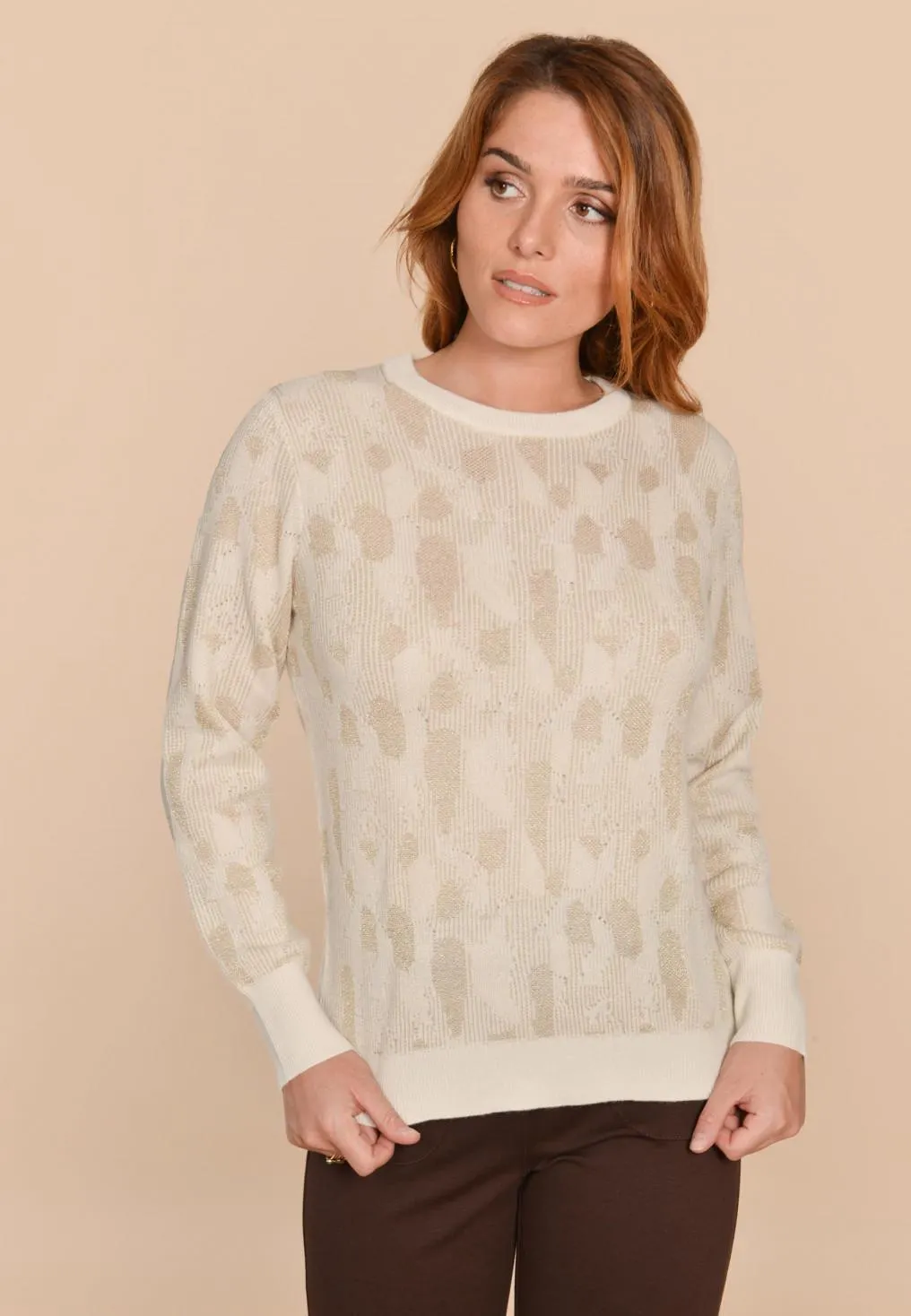 CARIBOU - PULL - ECRU/BEIGE