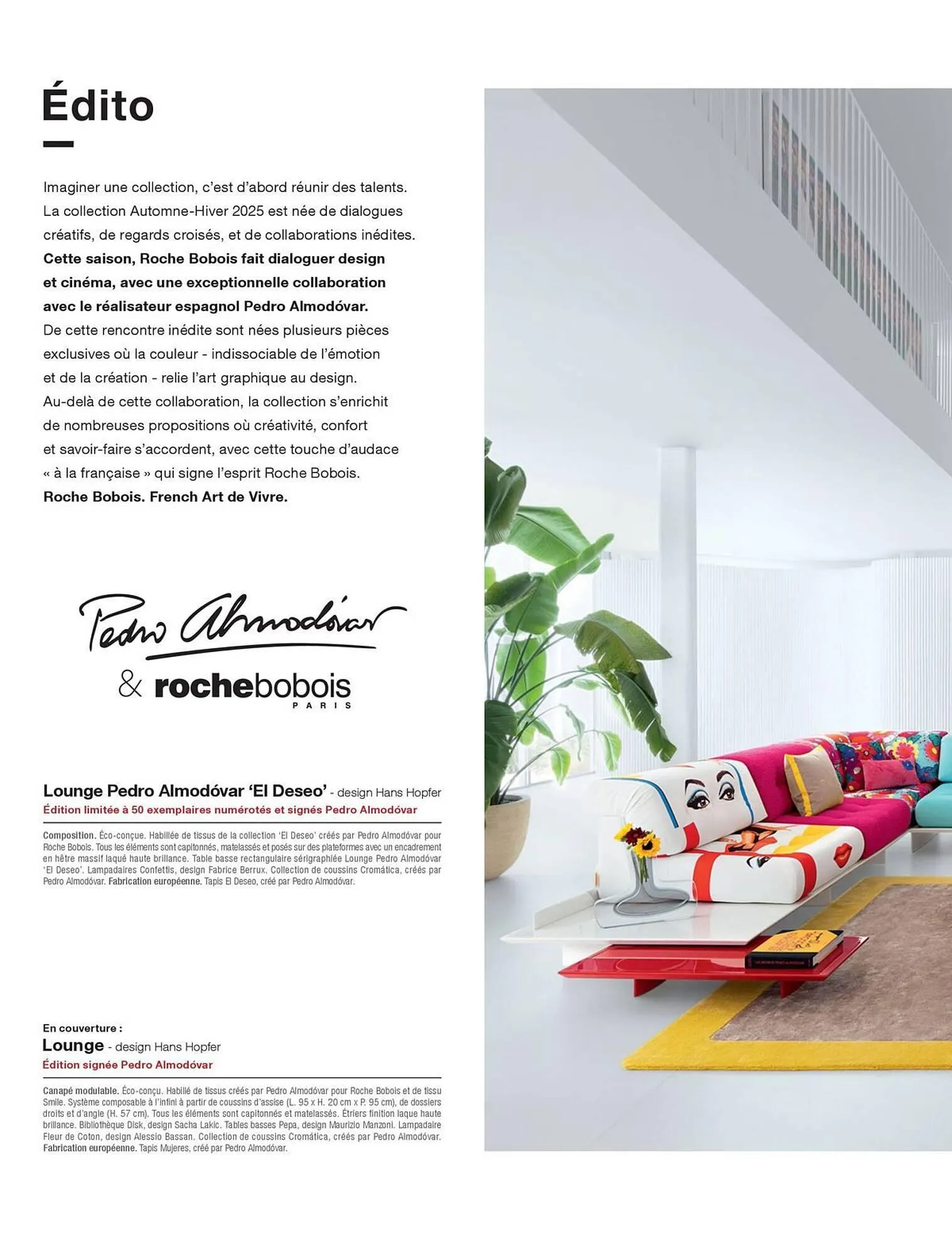 Catalogue Roche Bobois du 9 septembre au 31 décembre 2025 - Catalogue page 2