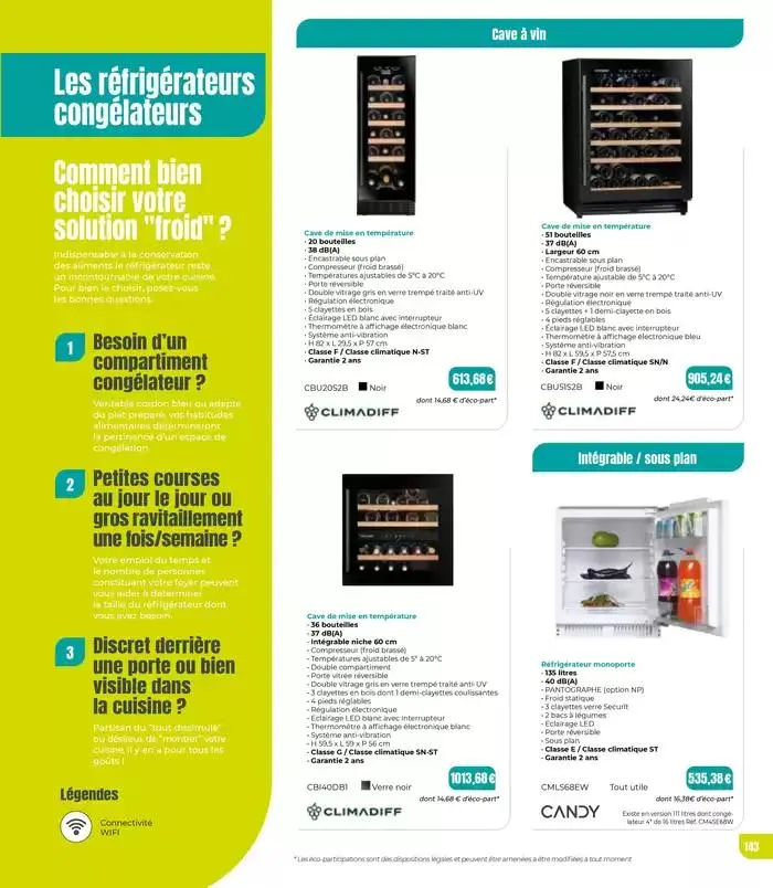 Consultez le menu avant de vous mettre en cuisine. du 7 janvier au 31 décembre 2025 - Catalogue page 143