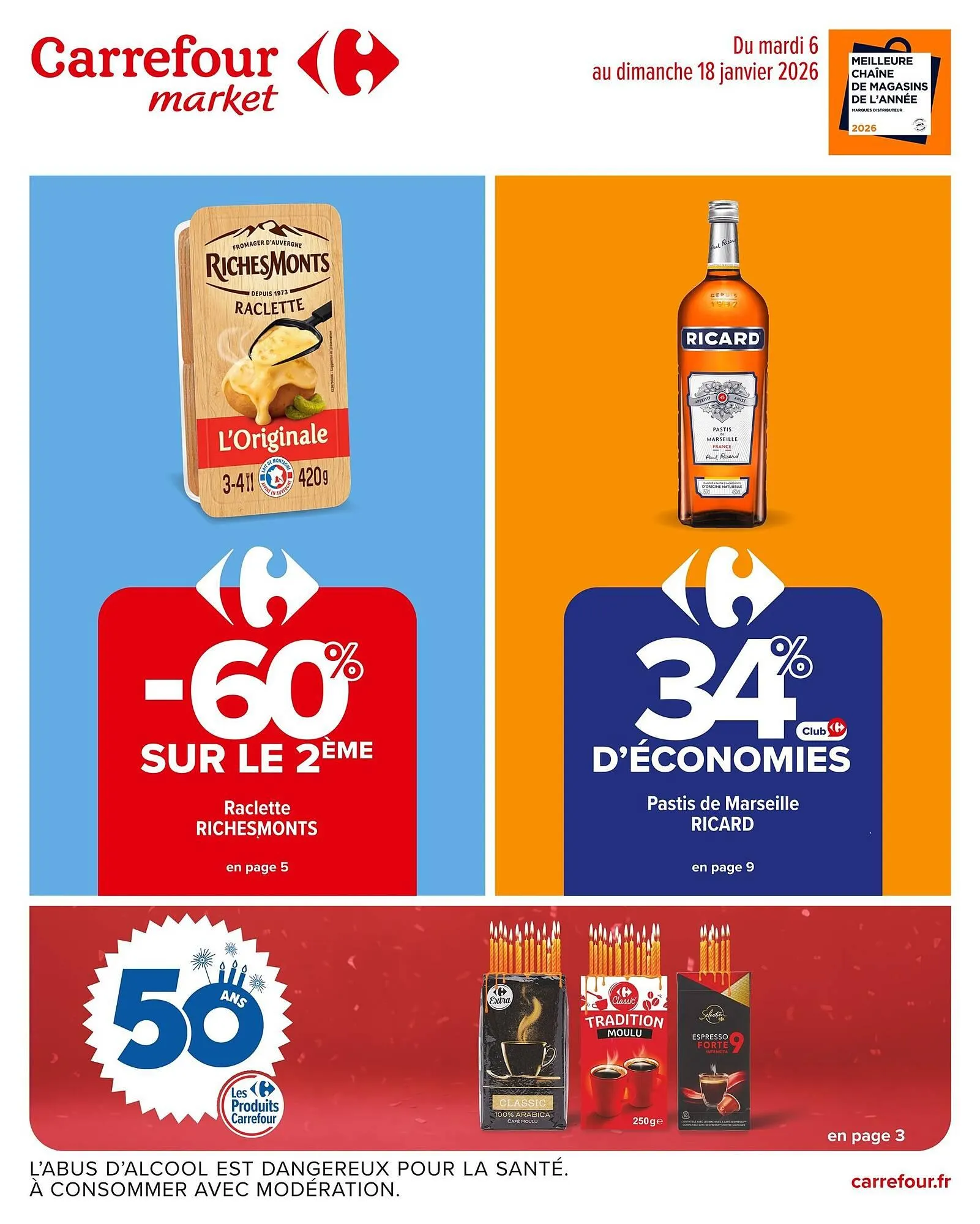 Catalogue Carrefour Market du 6 janvier au 18 janvier 2026 - Catalogue page 1