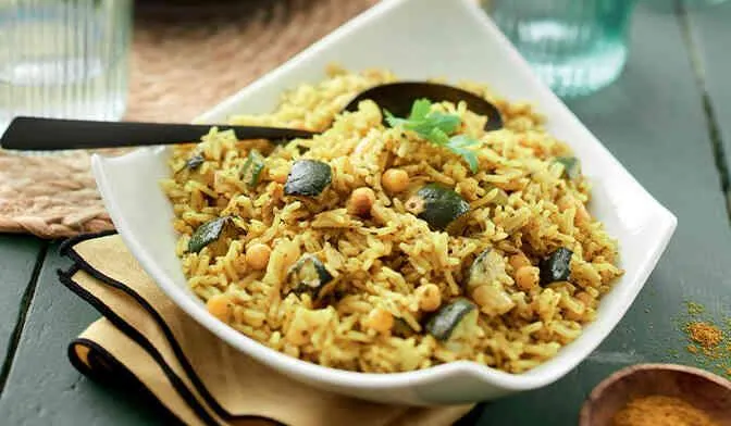 Riz cuisiné à l'indienne