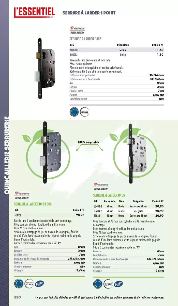 Essentiel Industrie 2025 du 3 janvier au 31 décembre 2025 - Catalogue page 552