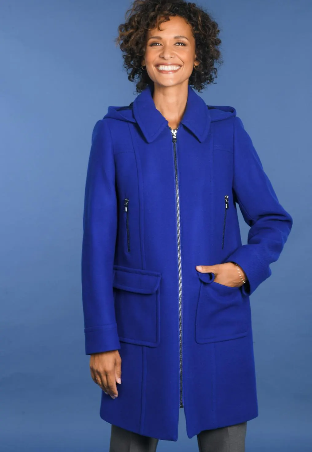 ABIDA - MANTEAU - SAPHIR