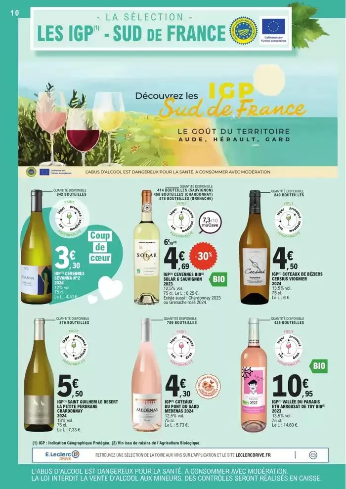 FOIRE AUX VINS DE PRINTEMPS - MIXTE du 8 avril au 19 avril 2025 - Catalogue page 10