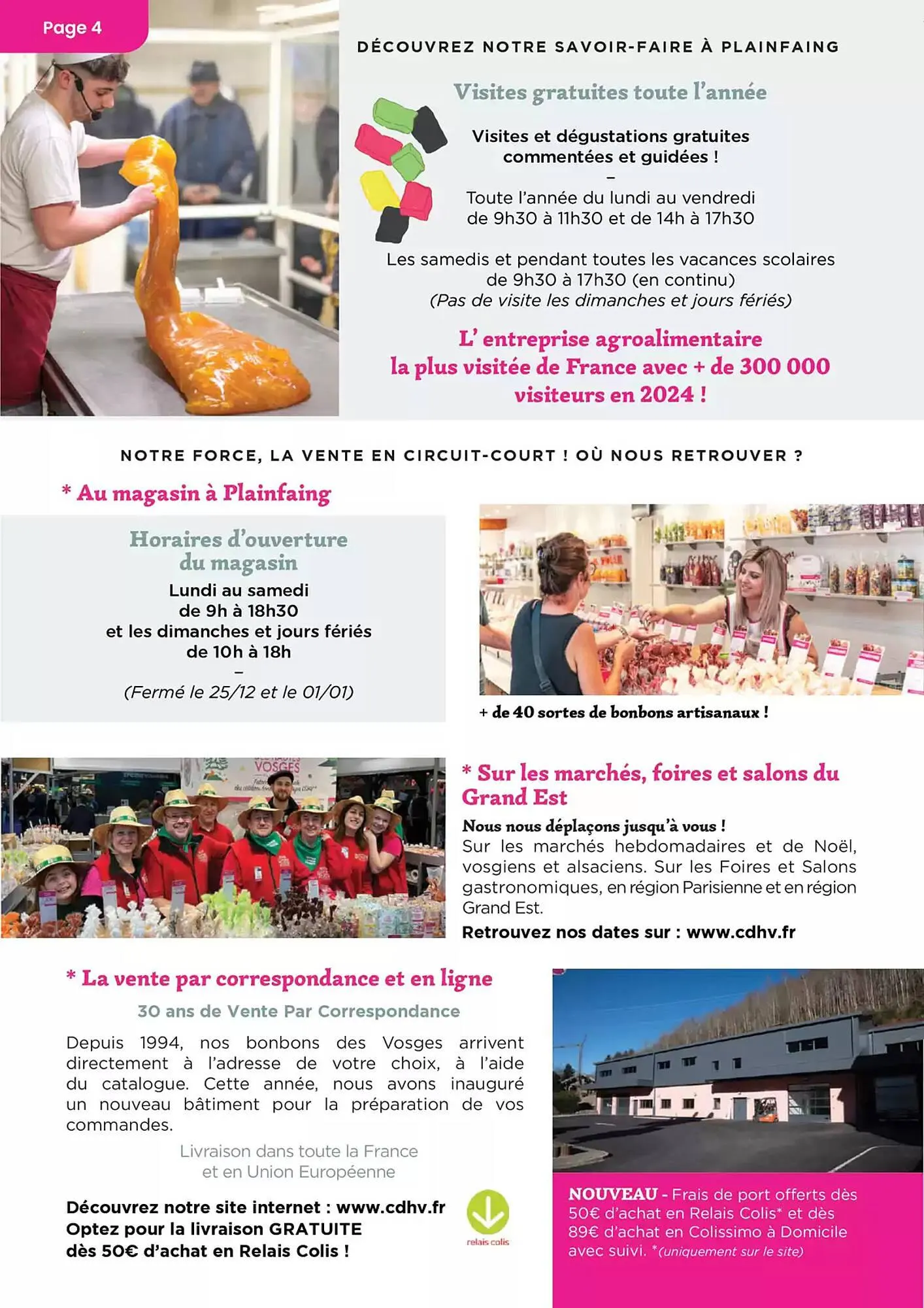 Catalogue Confiserie des Hautes Vosges du 20 mai au 31 décembre 2025 - Catalogue page 4