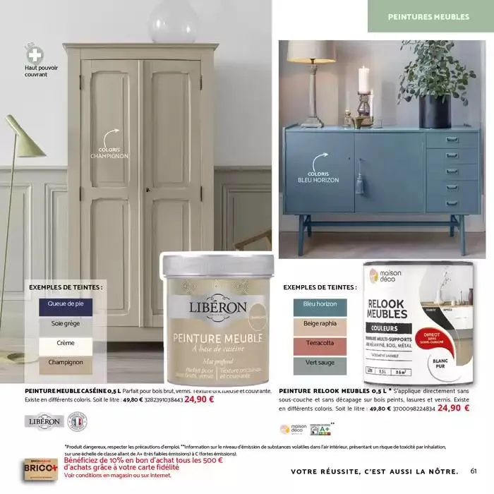 Le guide Projets intérieurs du 7 mars au 12 avril 2025 - Catalogue page 61