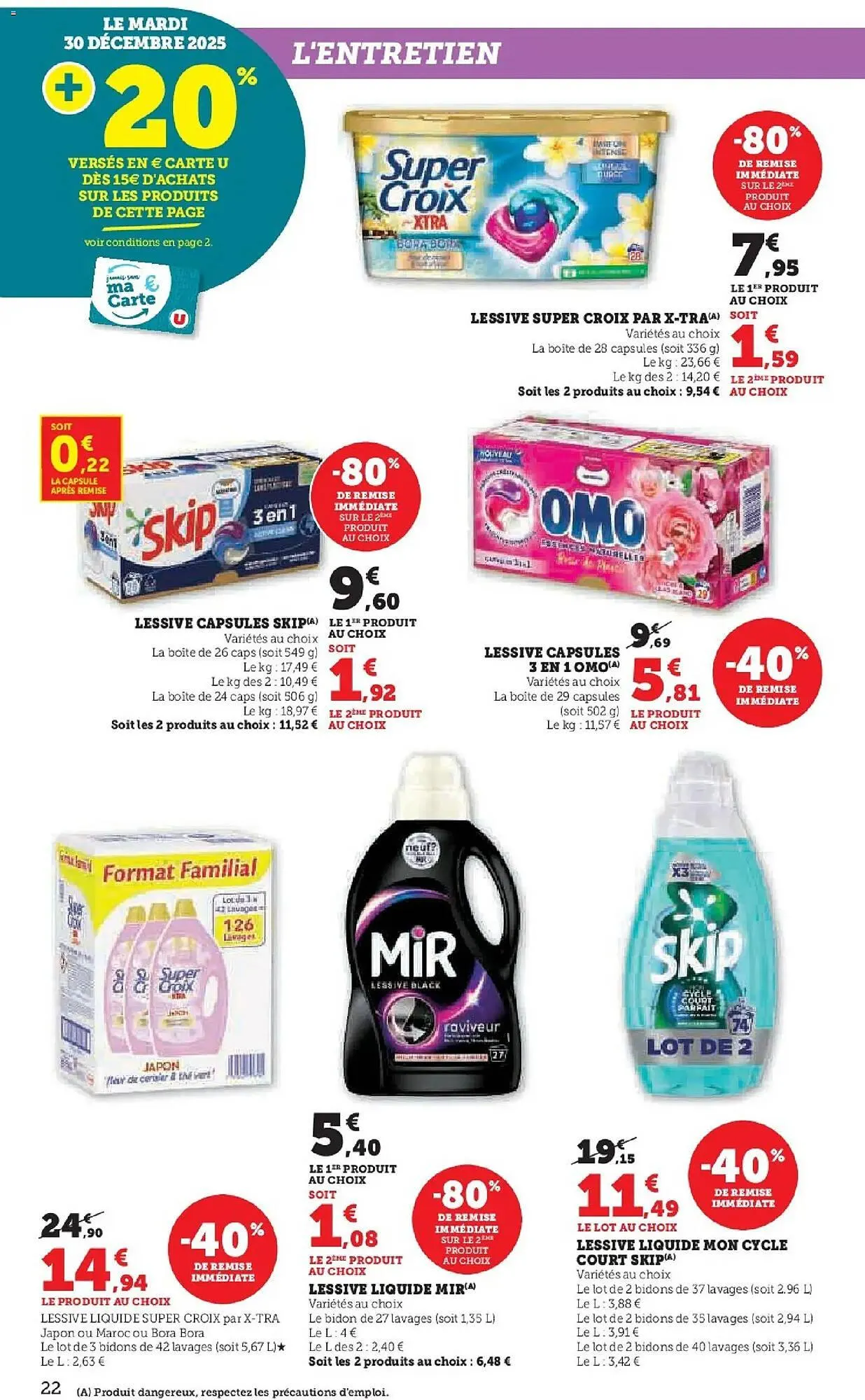 Catalogue Super U du 27 décembre au 11 janvier 2026 - Catalogue page 22