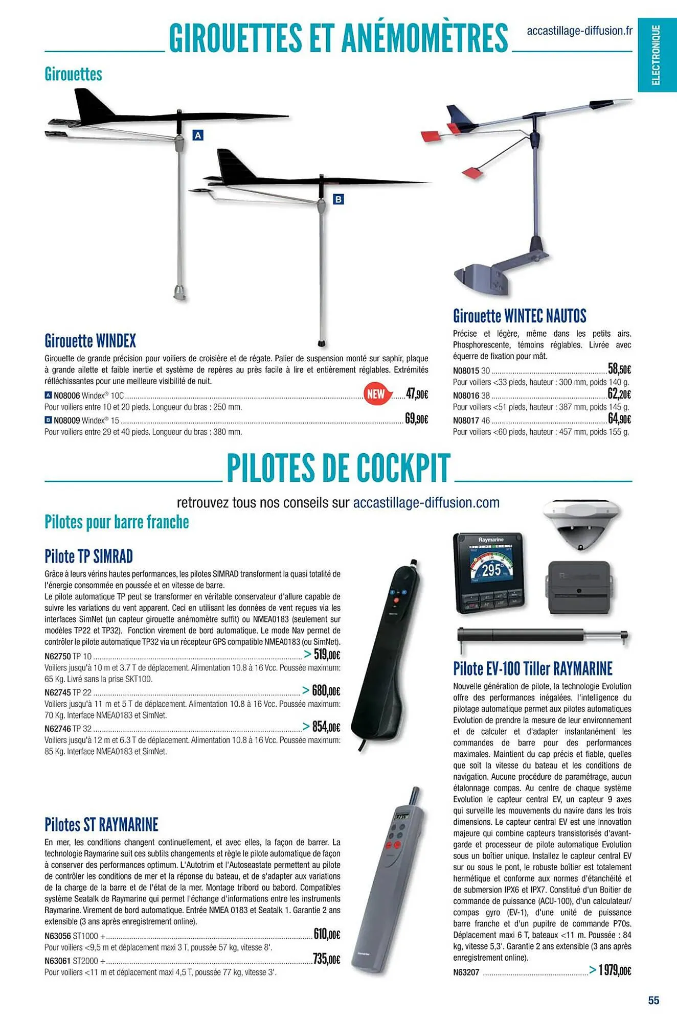 Catalogue Accastillage Diffusion du 1 mars au 31 décembre 2023 - Catalogue page 57