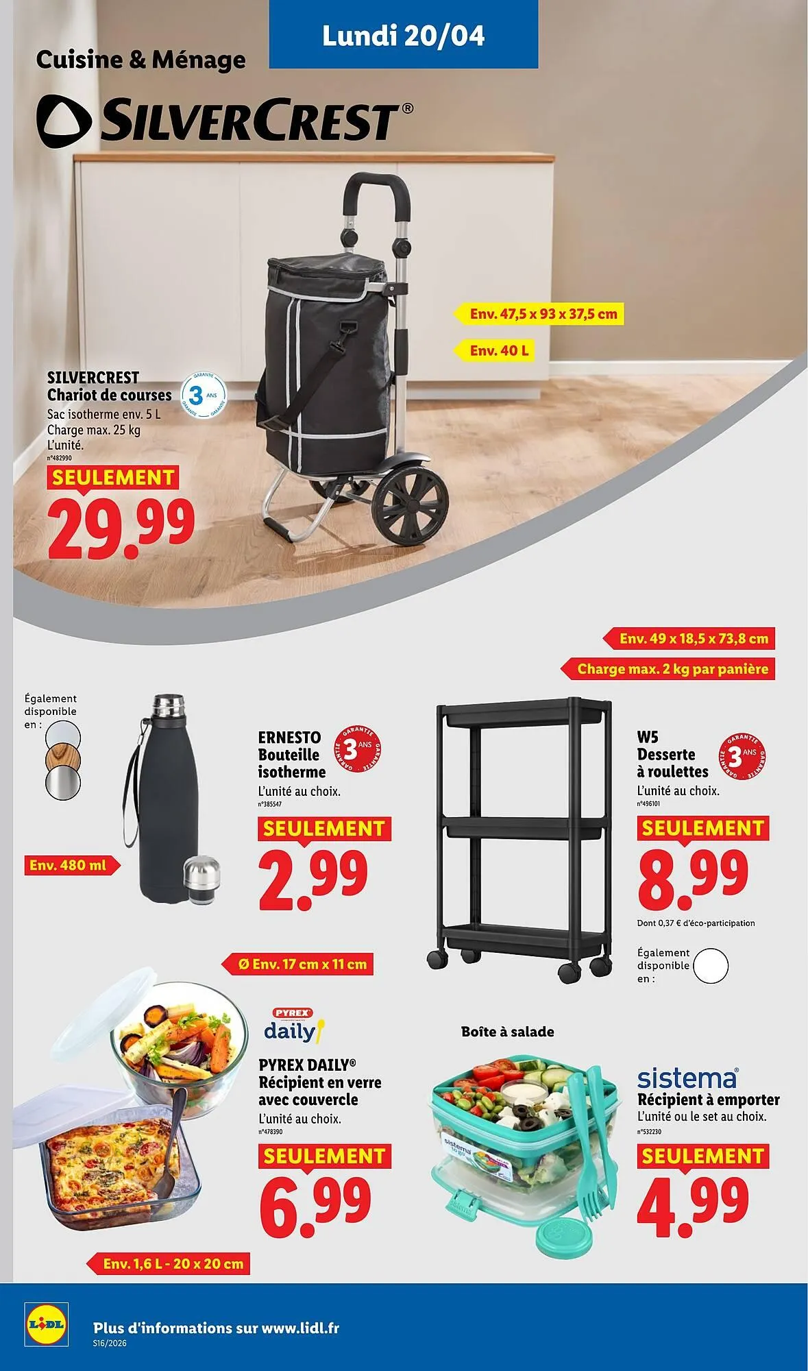 Catalogue Lidl du 16 avril au 22 avril 2026 - Catalogue page 50