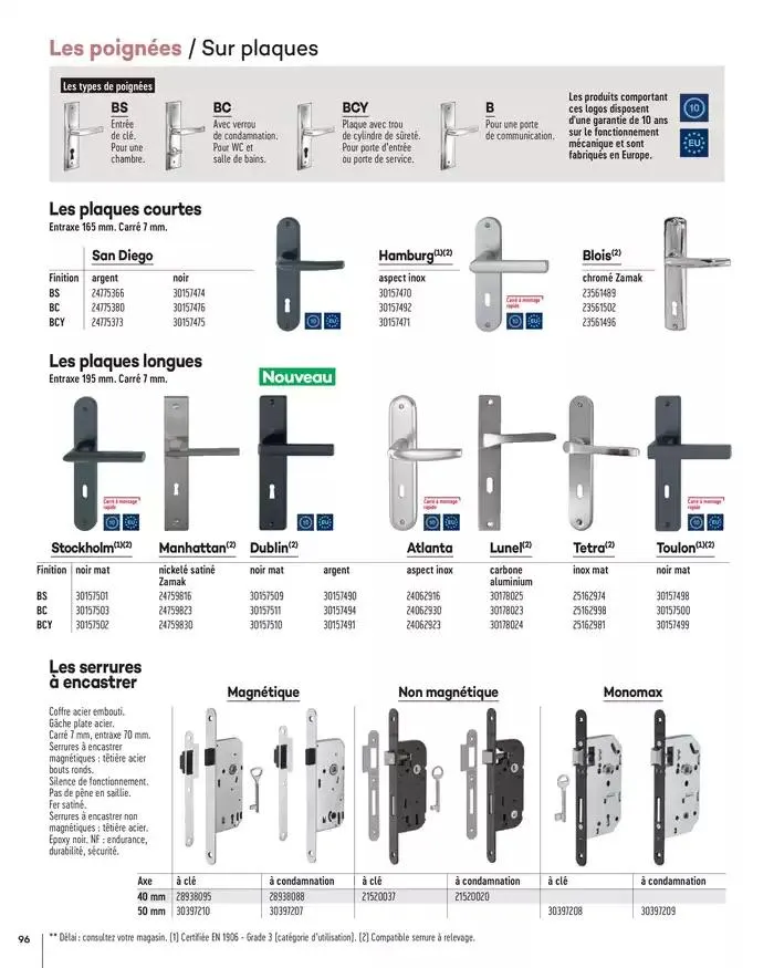 Aménagents Intérieurs 2025 du 1 janvier au 31 décembre 2025 - Catalogue page 96