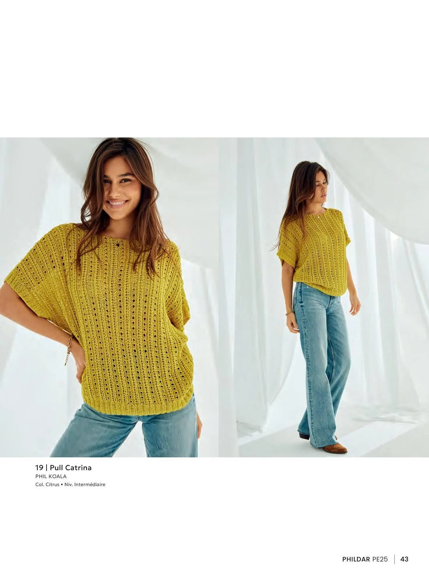 Catalogue Phildar du 27 mars au 31 août 2025 - Catalogue page 43