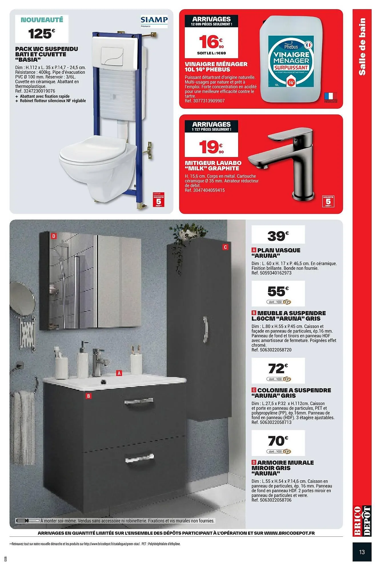 Catalogue Brico Dépôt du 6 mars au 19 mars 2026 - Catalogue page 13