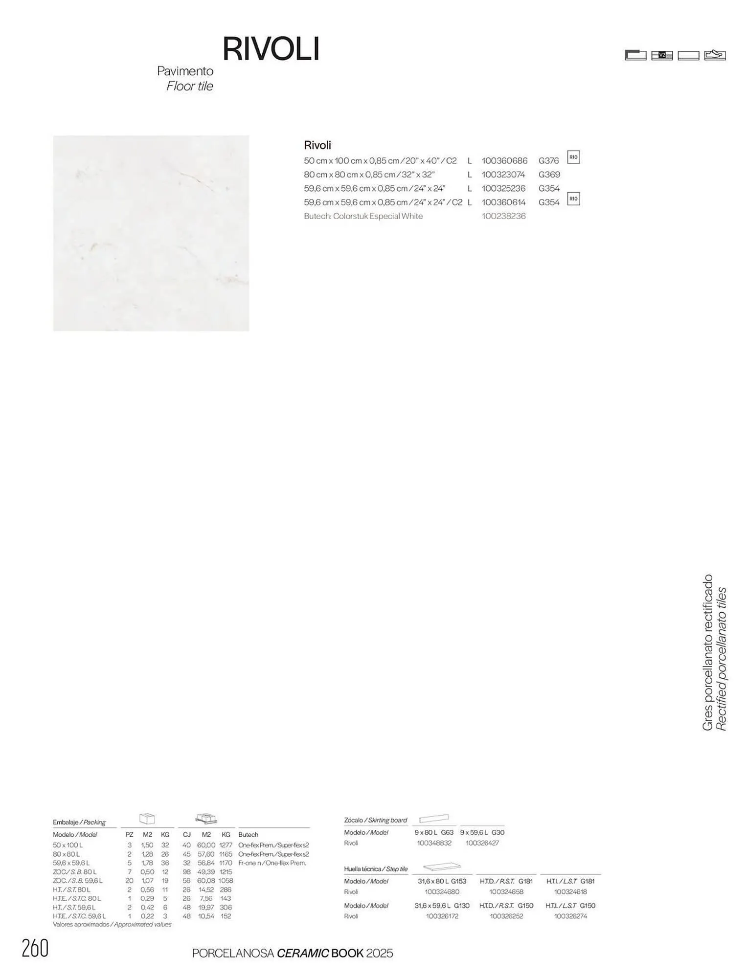 Catalogue Porcelanosa du 27 janvier au 31 décembre 2025 - Catalogue page 262