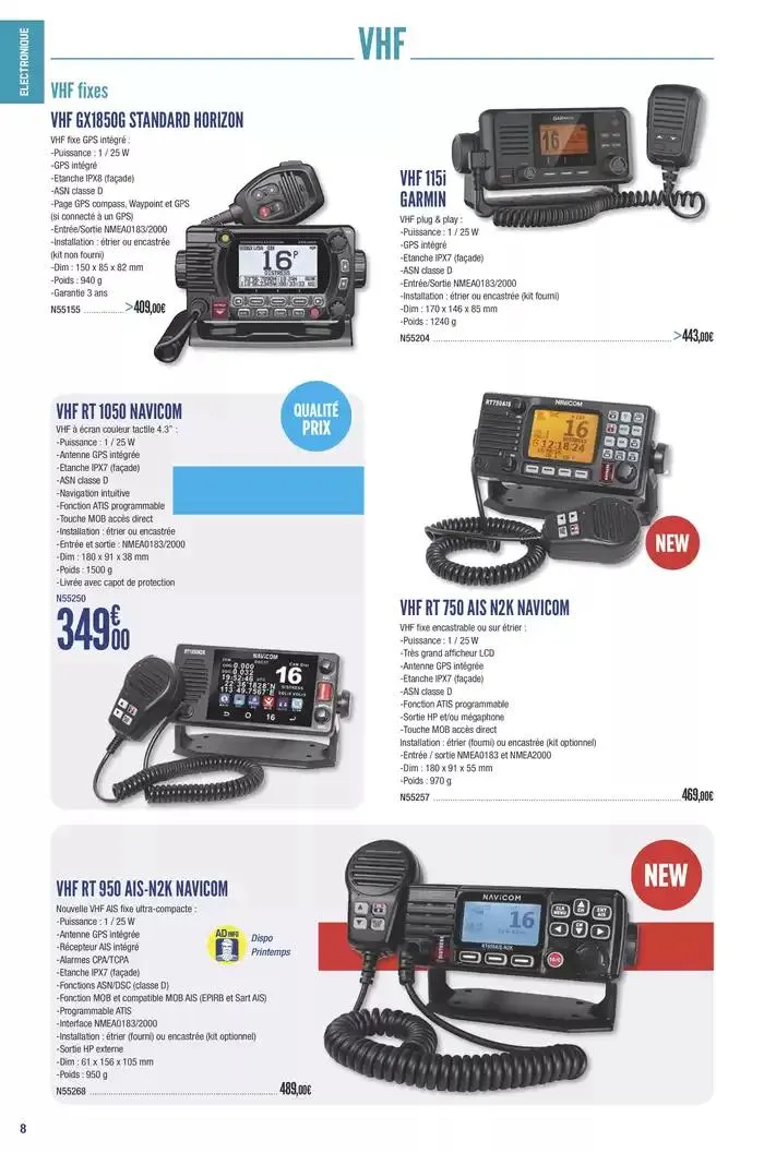 Catalogue Accastillage Diffusion 2025 du 1 janvier au 31 décembre 2025 - Catalogue page 10