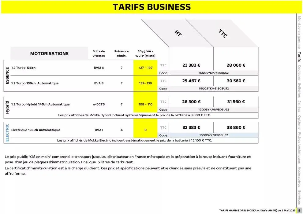 Opel Nouveau Mokka du 12 mai au 12 mai 2026 - Catalogue page 8