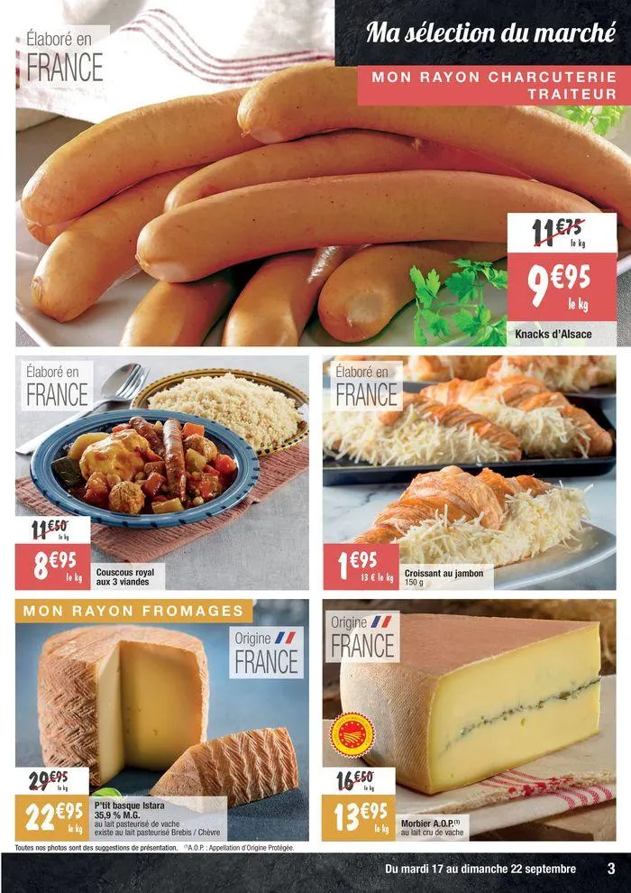 3,2,1… Promos ! du 17 septembre au 22 septembre 2024 - Catalogue page 3