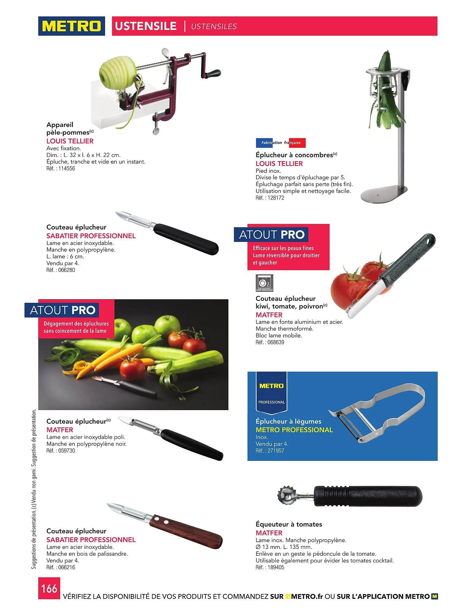 Catalogue METRO du 1 janvier au 31 décembre 2026 - Catalogue page 166