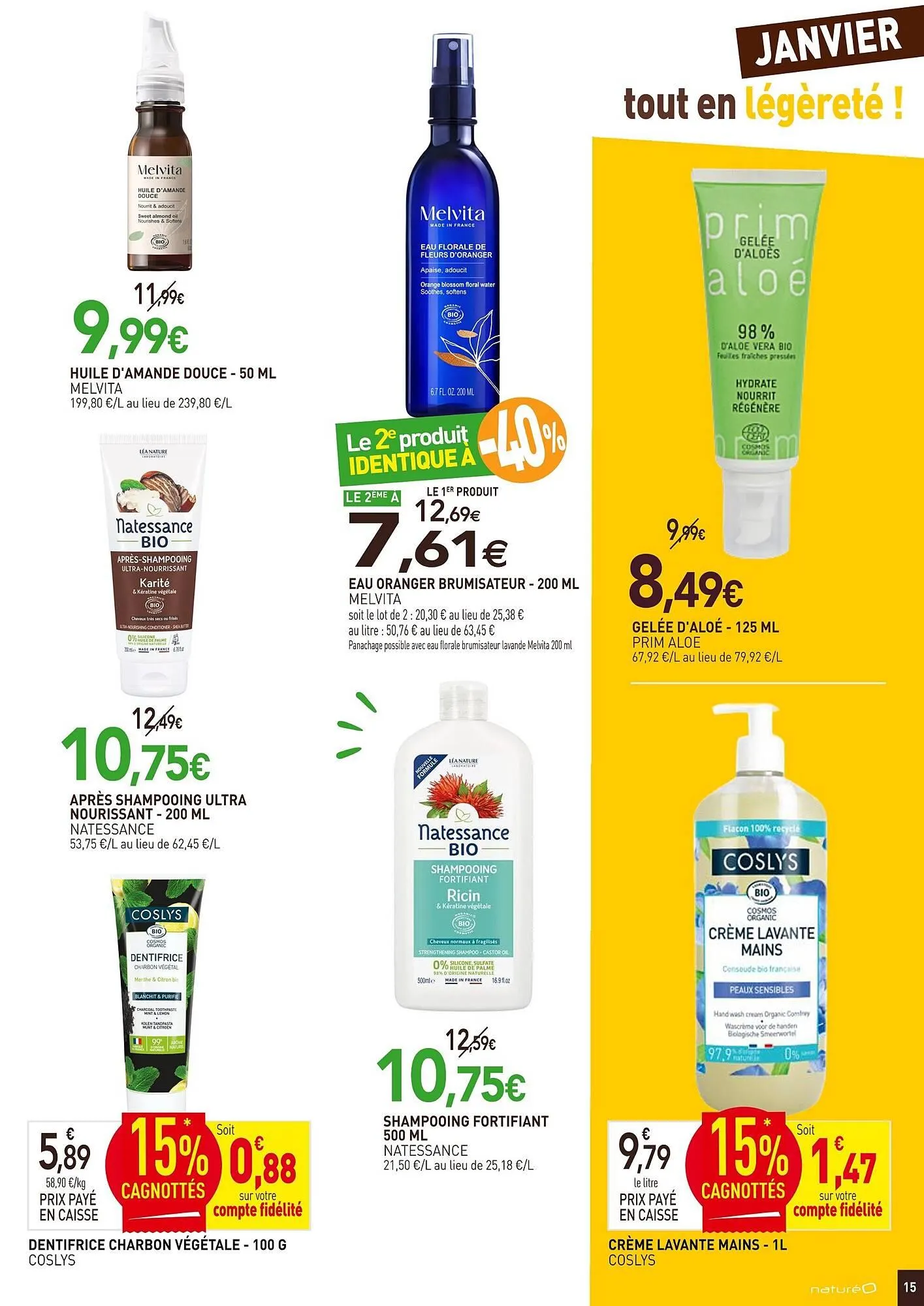 Catalogue naturéO du 7 janvier au 1 février 2026 - Catalogue page 15