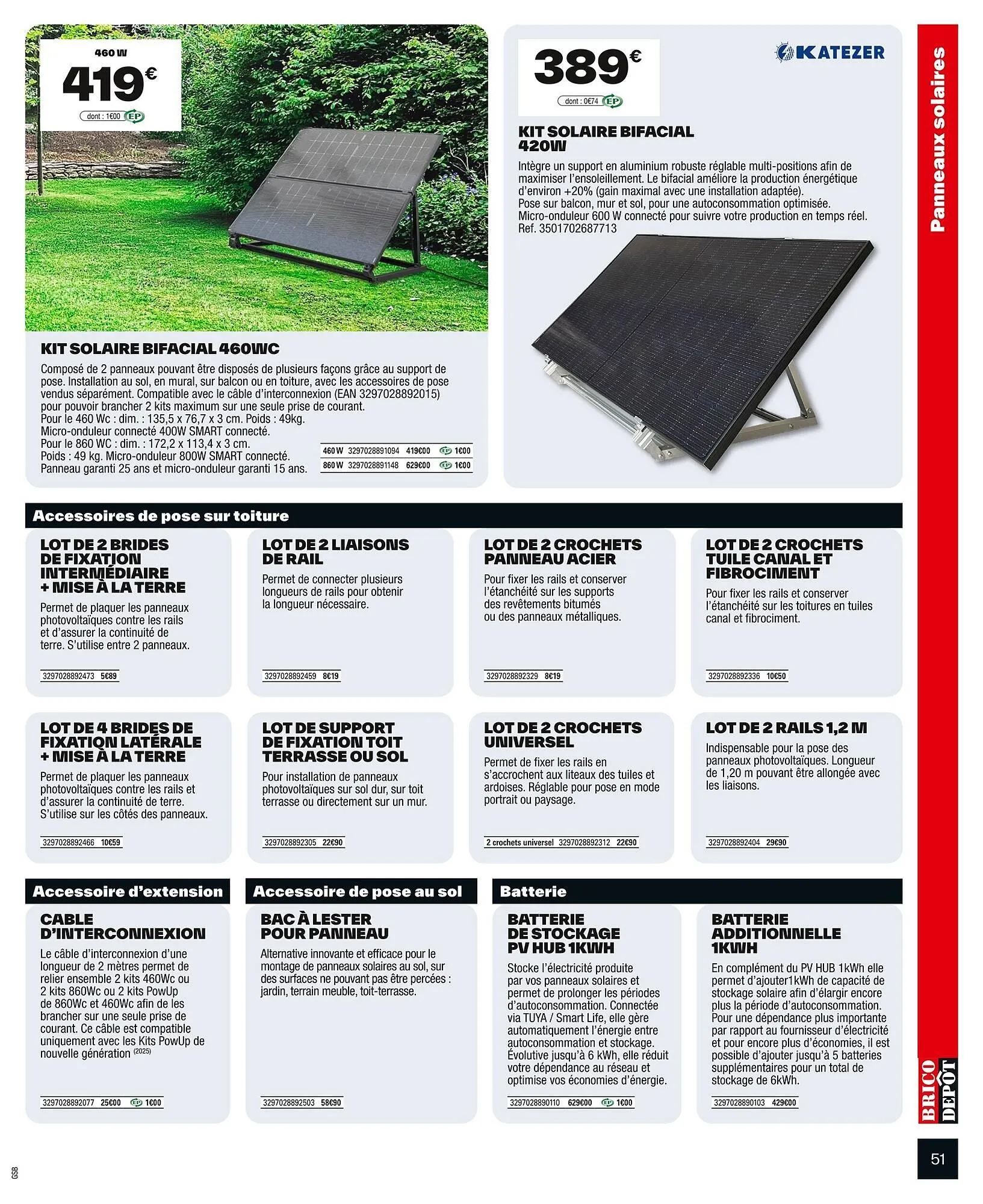 Catalogue Brico Dépôt du 20 juin au 3 juillet 2025 - Catalogue page 51