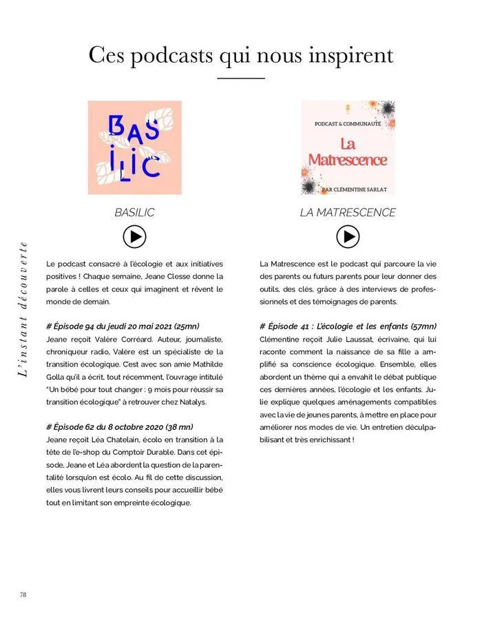 Catalogue Natalys du 1 septembre au 31 décembre 2024 - Catalogue page 75