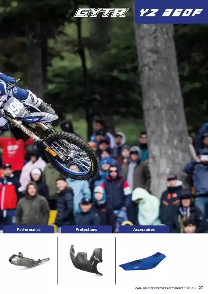 Catalogue Yamaha Motos - Accessoires GYTR Off Road du 23 septembre au 30 avril 2025 - Catalogue page 27