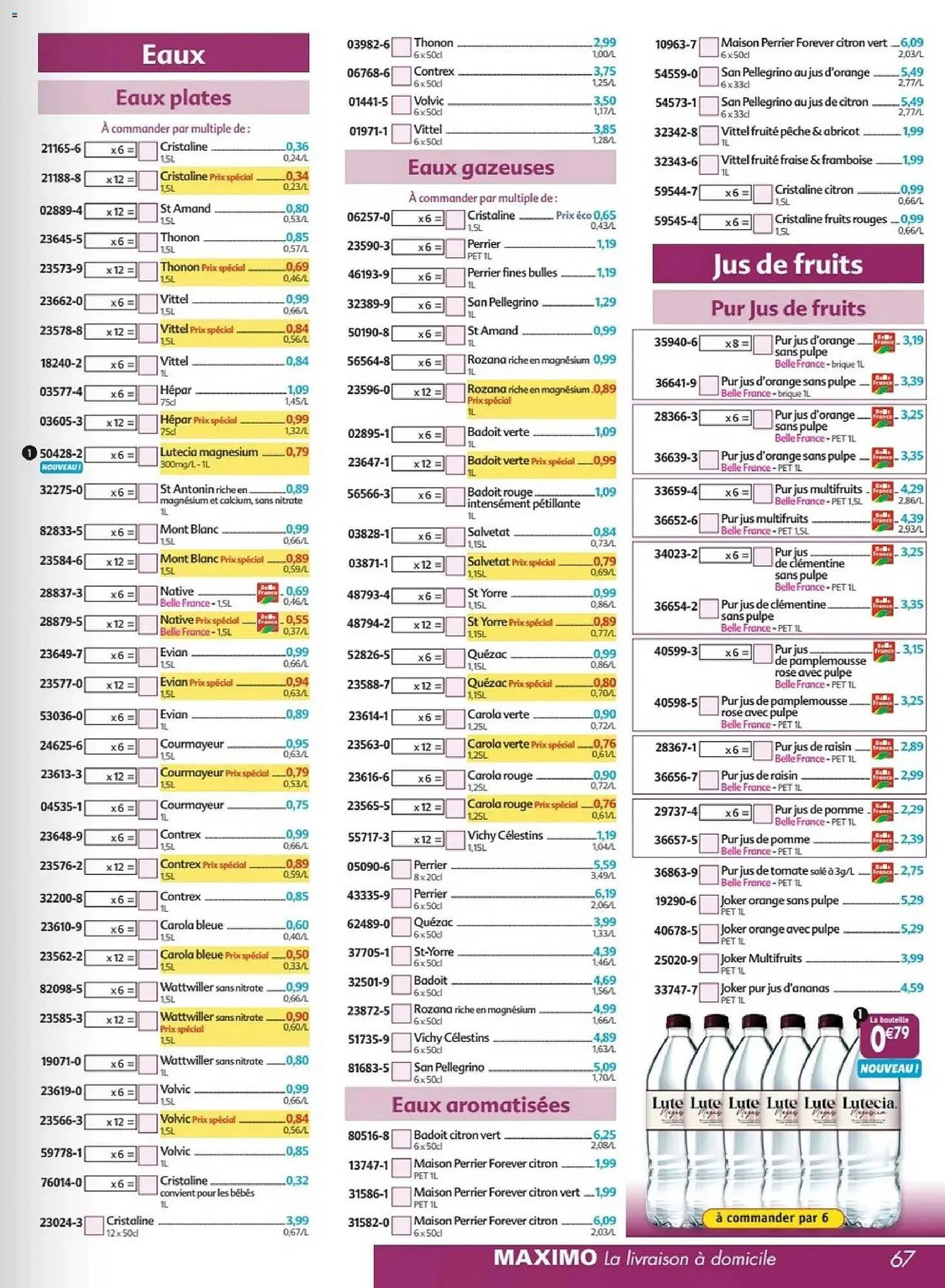 Catalogue Maximo du 24 décembre au 22 janvier 2026 - Catalogue page 67