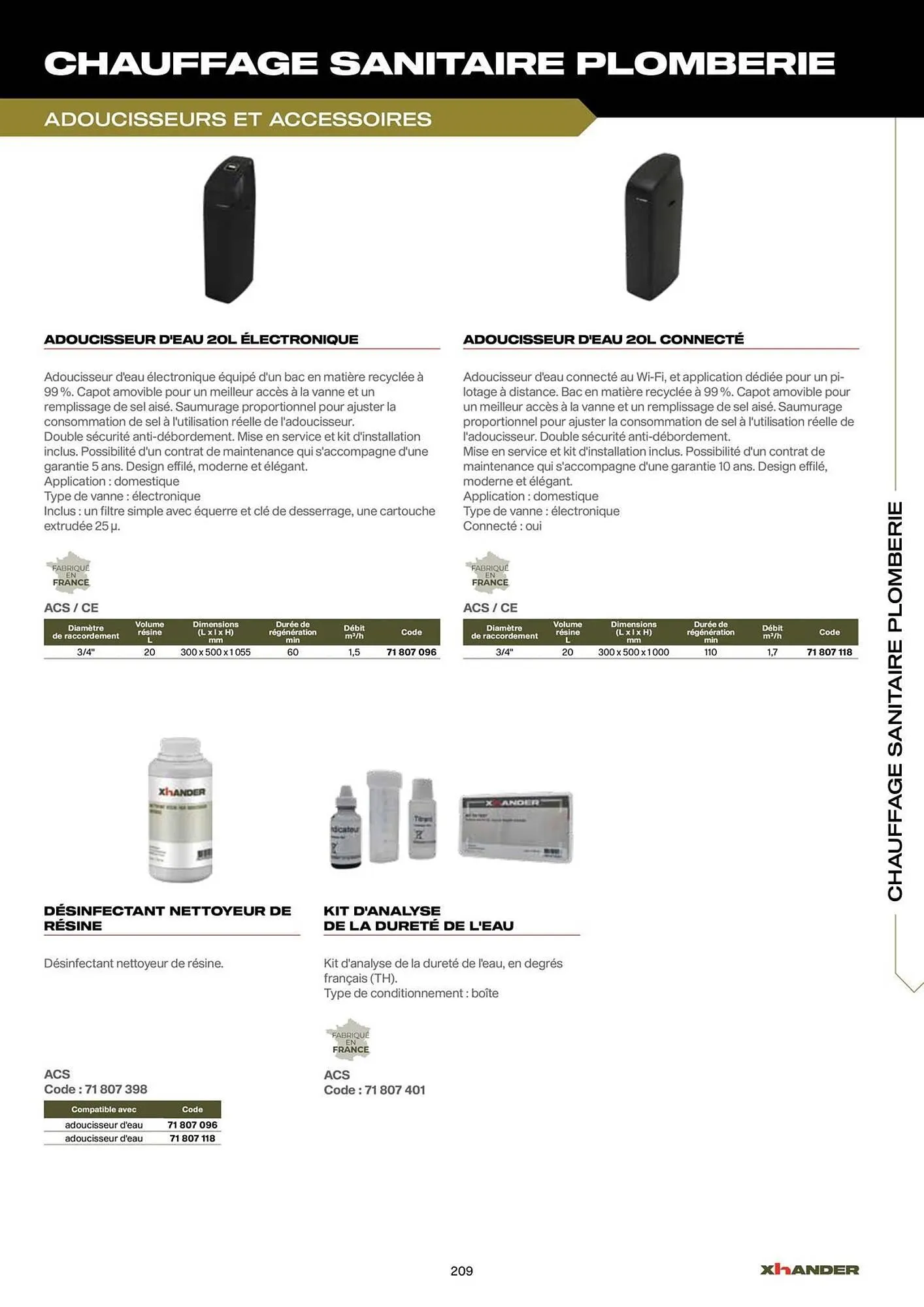 Catalogue Prolians du 2 septembre au 31 décembre 2025 - Catalogue page 209