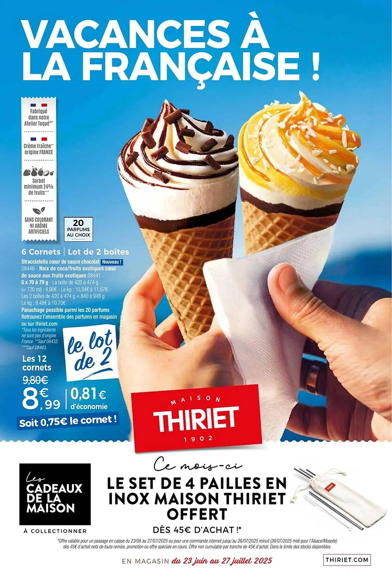Catalogue Thiriet du 23 juin au 27 juillet 2025 - Catalogue page 1