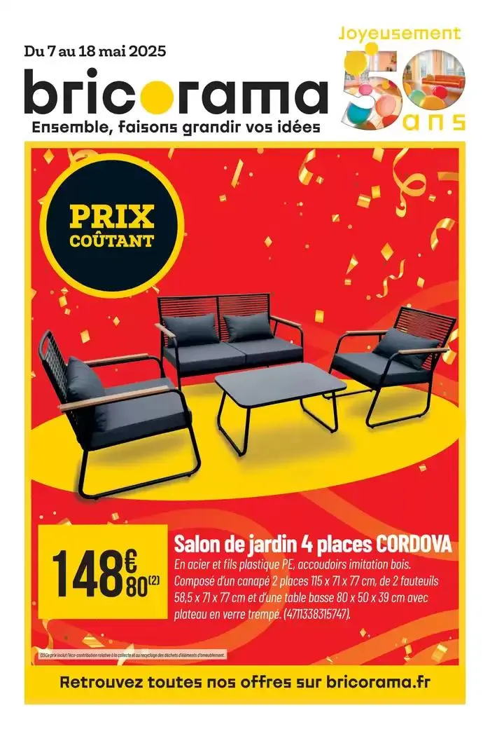 Célébrons les 50 ans Bricorama - 1