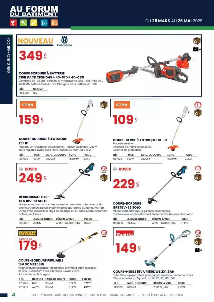 Sélection Jardin Printemps - Été du 28 mars au 26 mai 2025 - Catalogue page 4