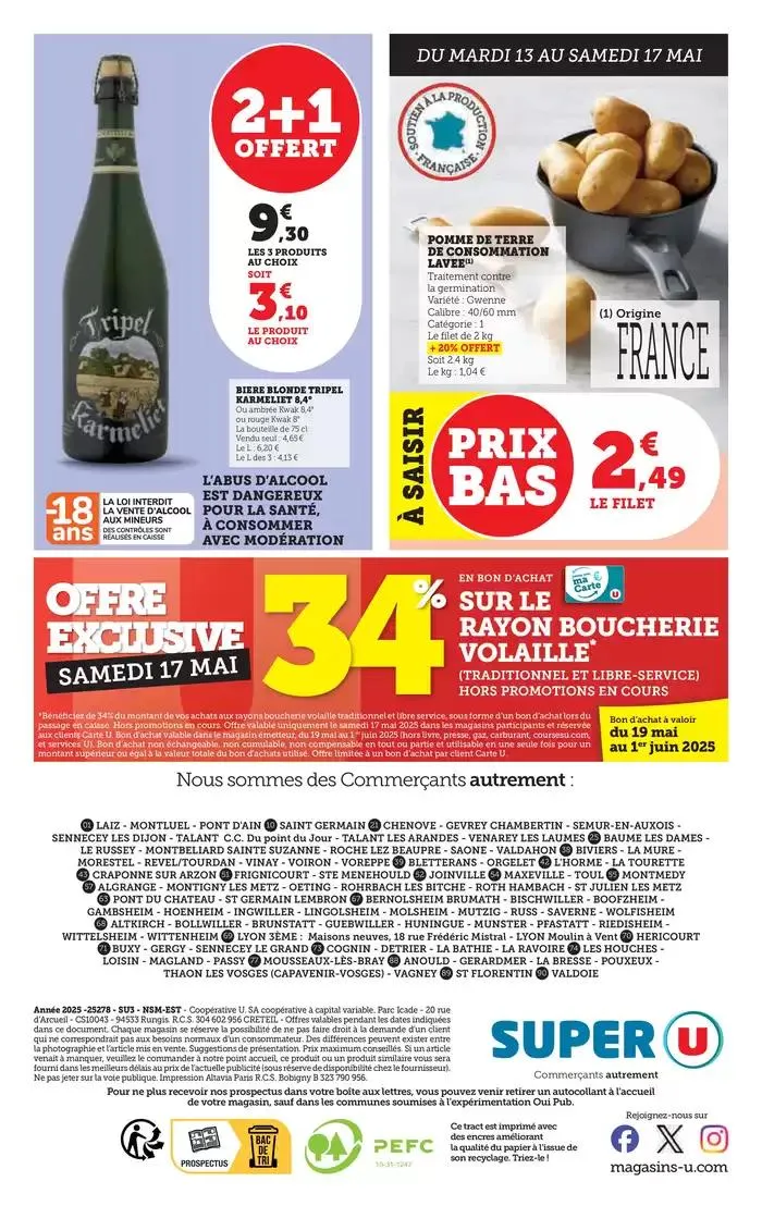 Catalogue Super U du 15 mai au 25 mai 2025 - Catalogue page 42