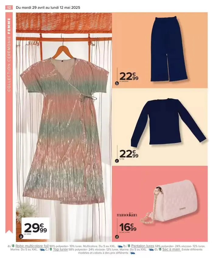 TEXTILE SPÉCIAL FÊTES du 29 avril au 12 mai 2025 - Catalogue page 14