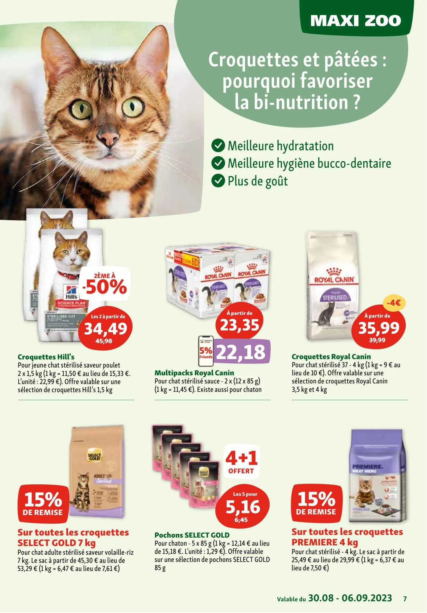 Catalogue Maxi Zoo du 25 août au 8 septembre 2023 - Catalogue page 7