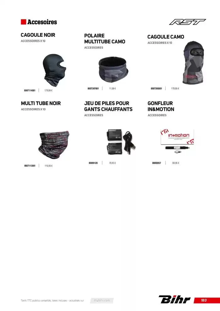 RST 2025 du 20 mars au 31 décembre 2025 - Catalogue page 183