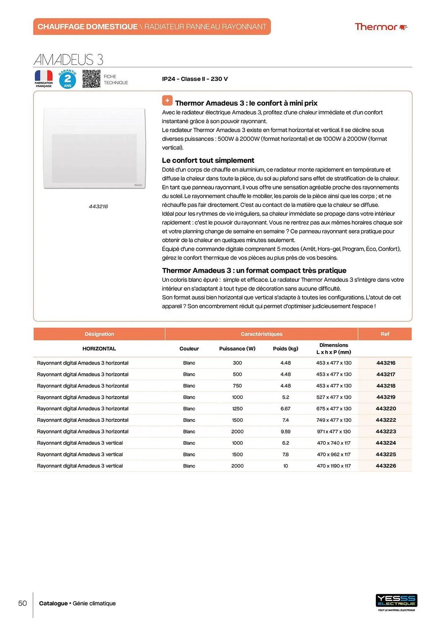 Catalogue Yesss electrique du 14 octobre au 31 décembre 2026 - Catalogue page 52