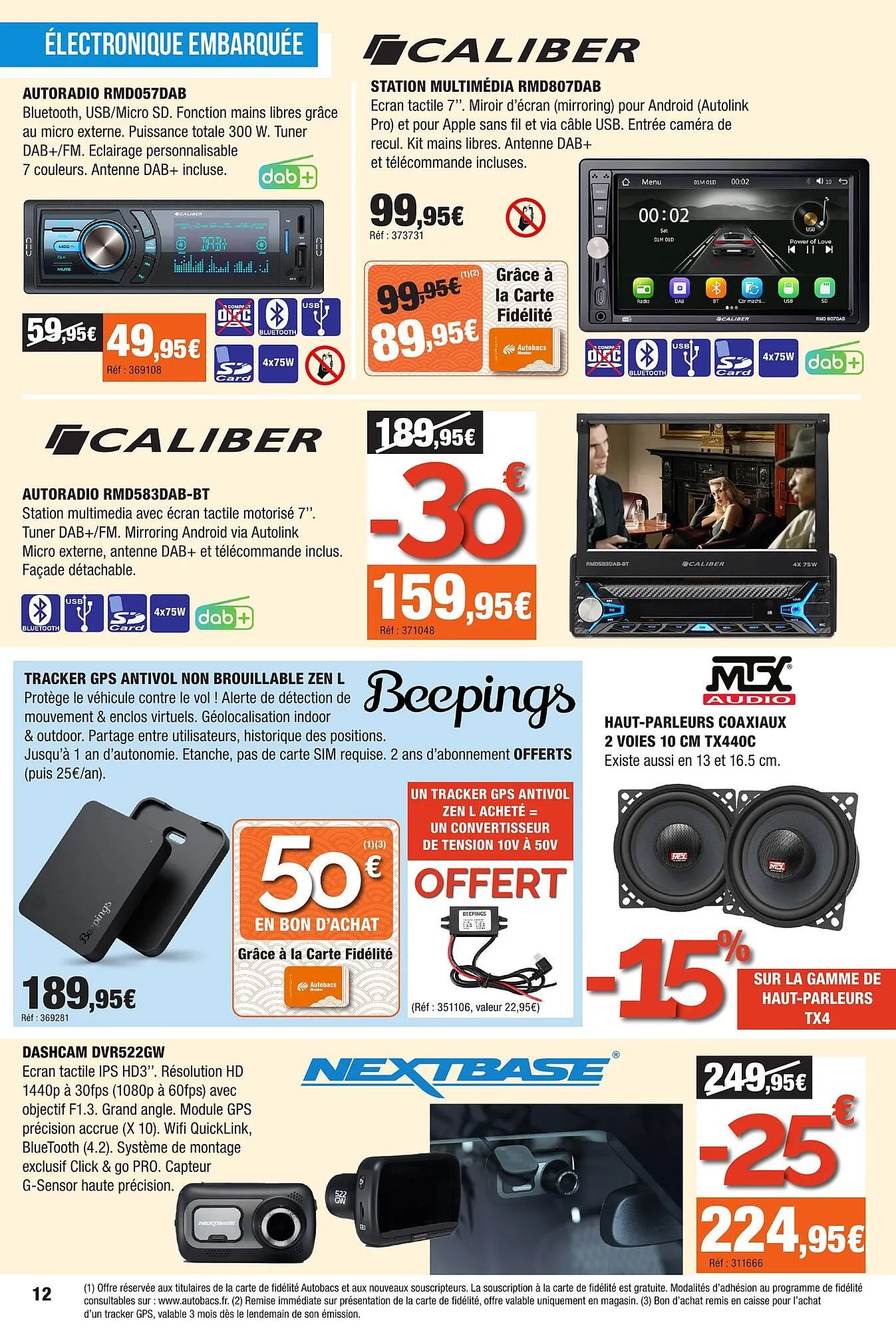 Catalogue Autobacs du 2 octobre au 19 novembre 2025 - Catalogue page 12