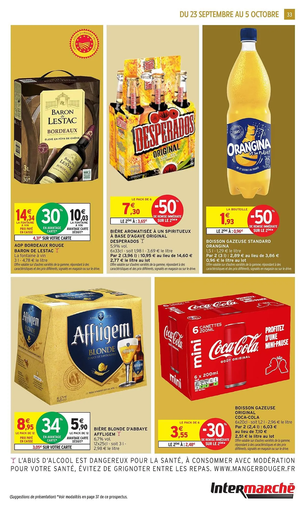 Catalogue Intermarché du 23 septembre au 5 octobre 2025 - Catalogue page 33