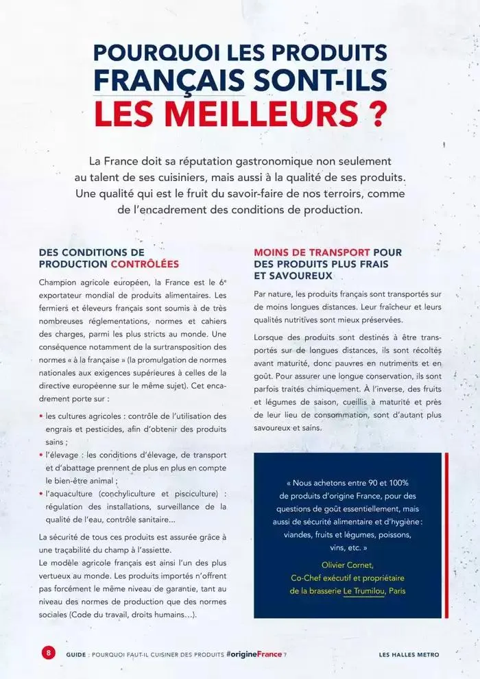 Metro Guide Origine France du 26 février au 31 décembre 2025 - Catalogue page 8