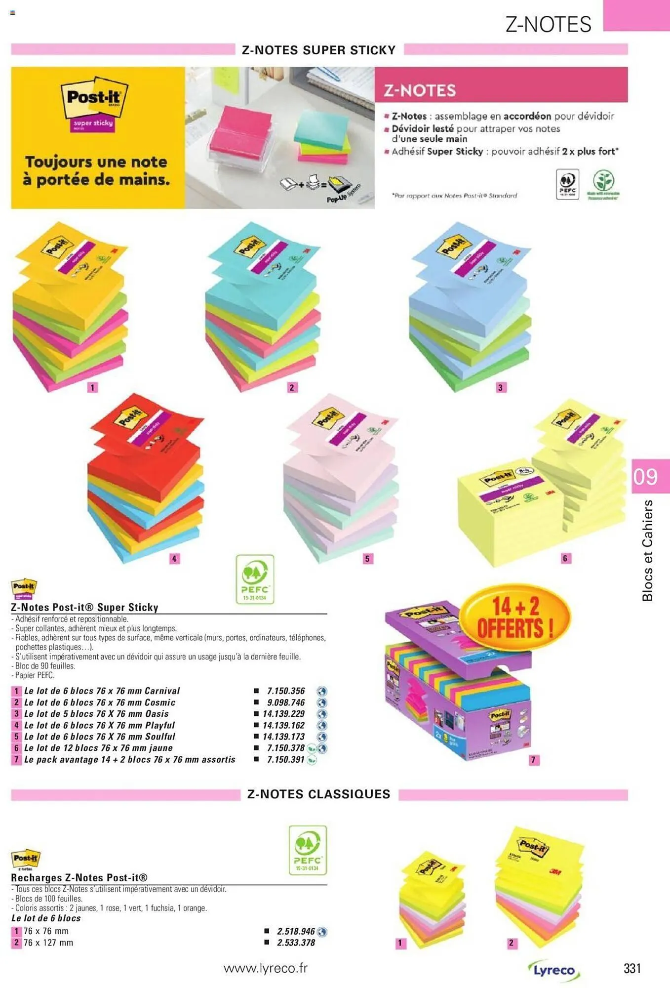 Catalogue Lyreco du 15 mai au 31 décembre 2023 - Catalogue page 331