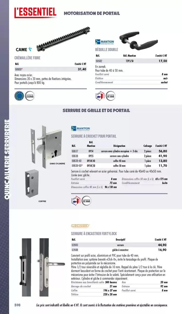 Essentiel Industrie 2025 du 3 janvier au 31 décembre 2025 - Catalogue page 600