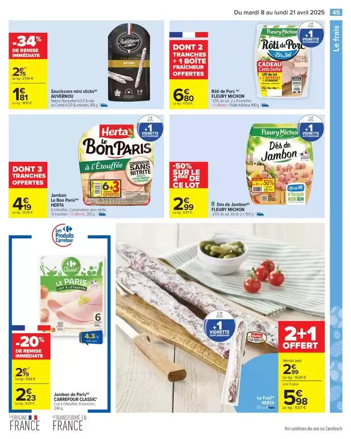 JOYEUSES PÂQUES & MEILLEURS PRIX du 8 avril au 21 avril 2025 - Catalogue page 47