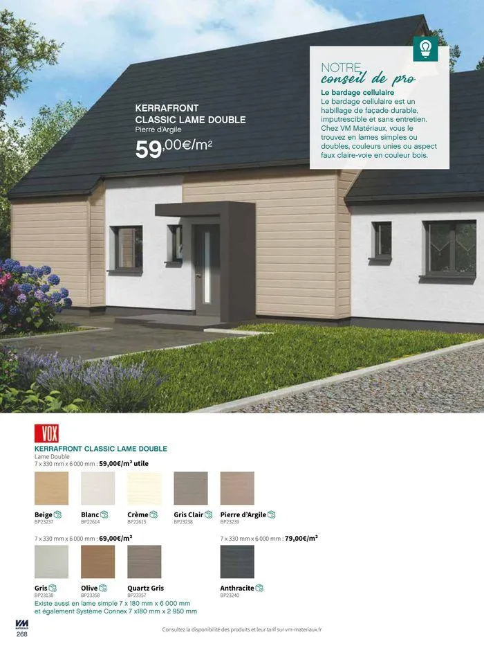 Extériéurs du 14 mars au 20 janvier 2026 - Catalogue page 268