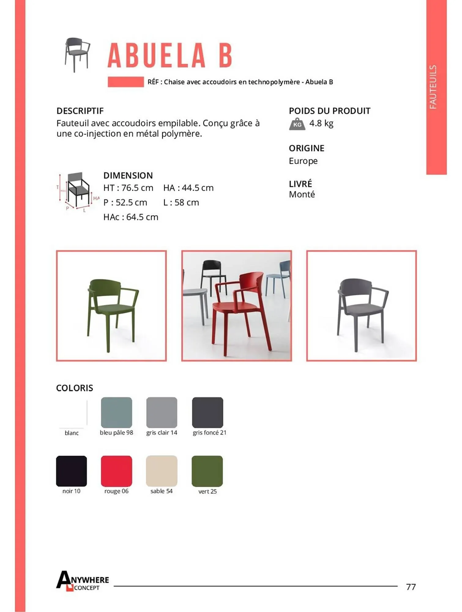 Catalogue 4 Pieds du 26 avril au 31 décembre 2023 - Catalogue page 77