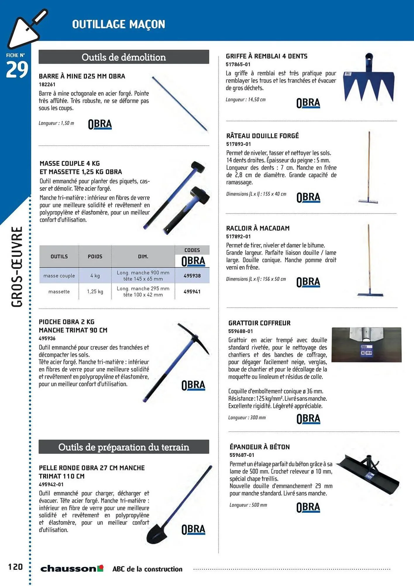 Catalogue Chausson Matériaux du 2 mai au 31 décembre 2025 - Catalogue page 122