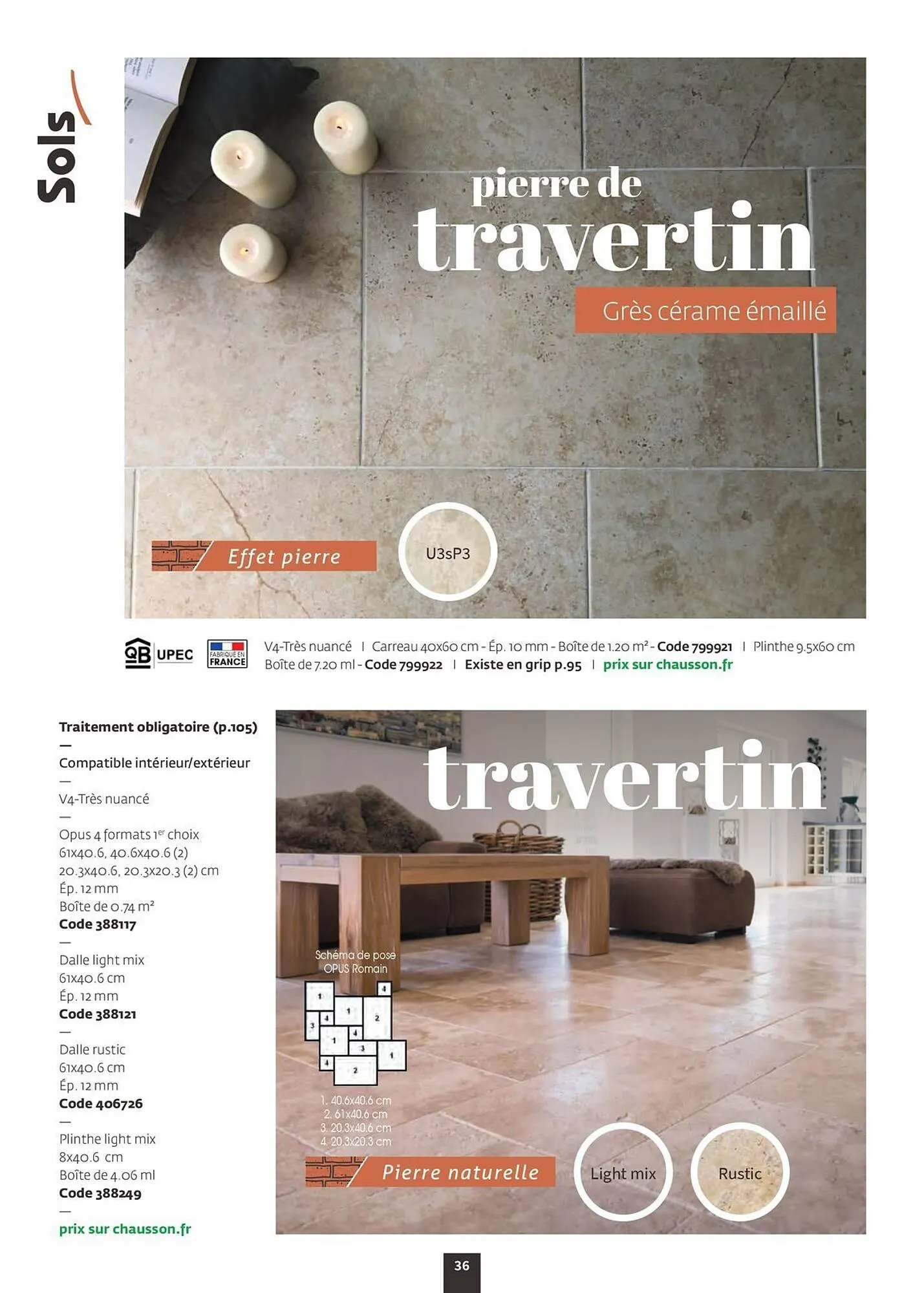 Catalogue Chausson Matériaux du 12 septembre au 31 décembre 2026 - Catalogue page 38