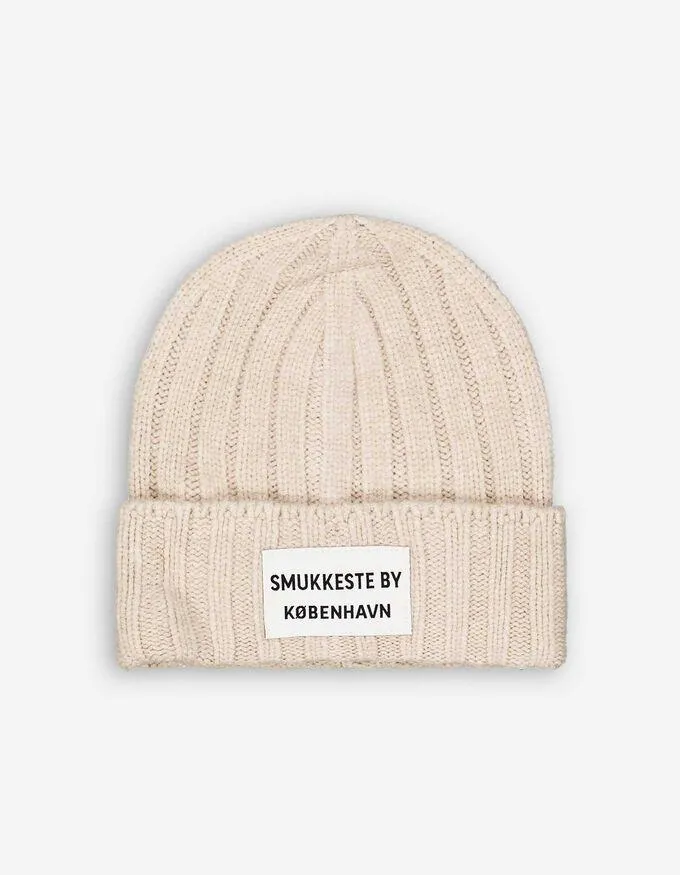 Bonnet en maille - Applique